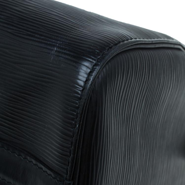 Pre Owned Louis Vuitton Black Epi Leather Speedy 25