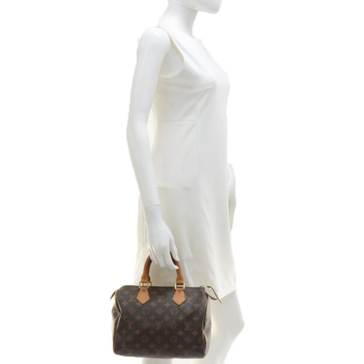 Pre Owned Louis Vuitton Monogram Canvas Speedy 25