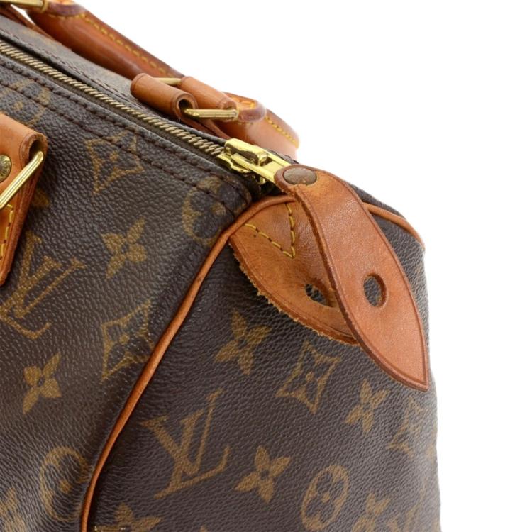 Pre Owned Louis Vuitton Monogram Canvas Speedy 25