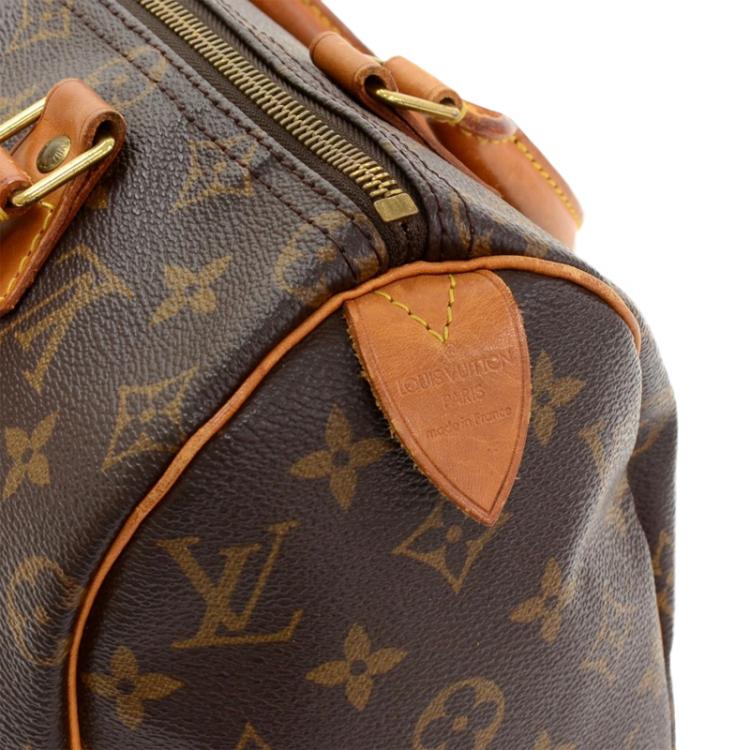 Pre Owned Louis Vuitton Monogram Canvas Speedy 25