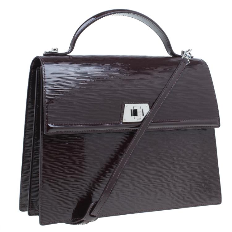 Pre Owned Louis Vuitton Brown Electric Epi Leather Sevigne GM Bag