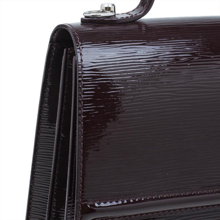 Pre Owned Louis Vuitton Brown Electric Epi Leather Sevigne GM Bag