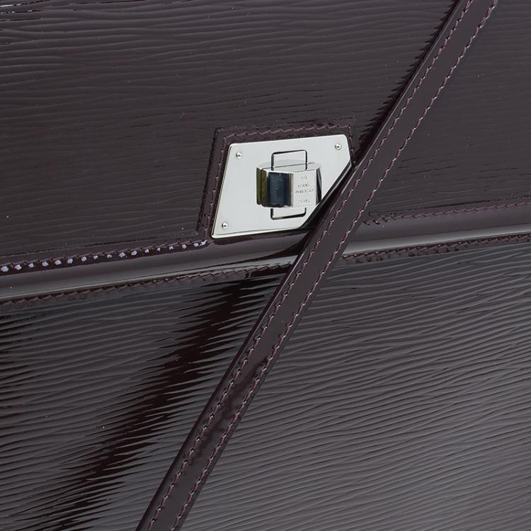 Pre Owned Louis Vuitton Brown Electric Epi Leather Sevigne GM Bag