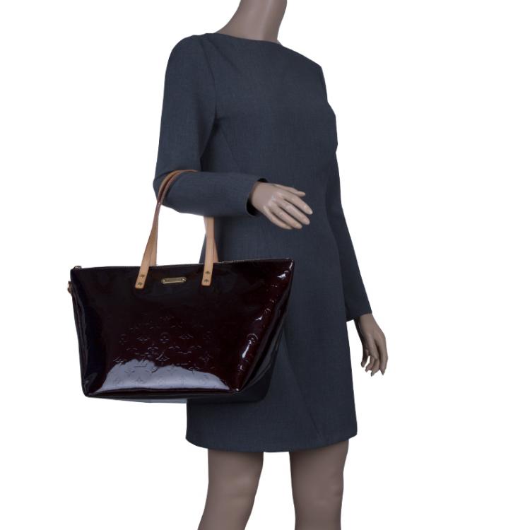 Louis Vuitton Amarante Monogram Vernis Bellevue GM Bag - THE PURSE