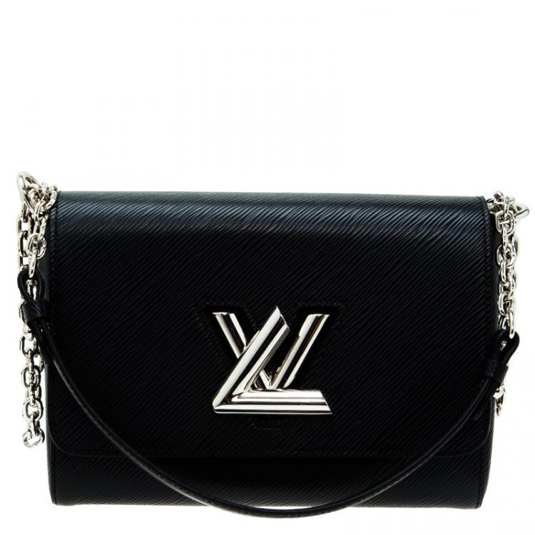Louis Vuitton - Authenticated Twist Handbag - Leather Black Plain for Women, Never Worn