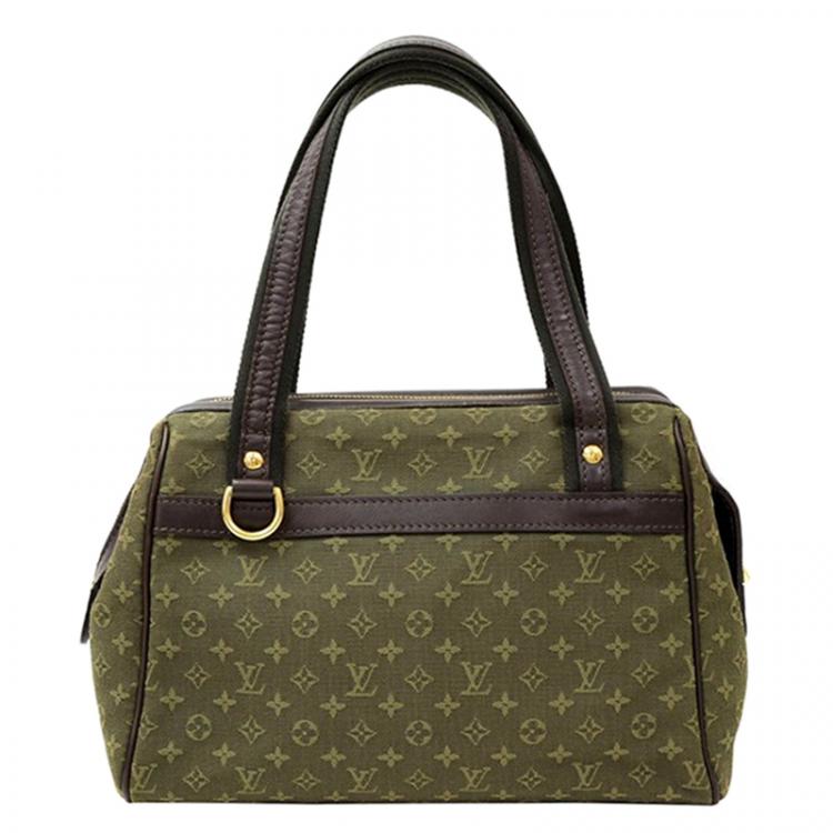 Louis Vuitton Green Monogram Vernis Leather Alma Bb  Lyst