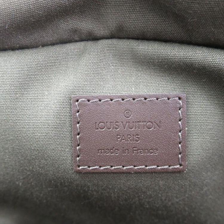 Pre Owned Louis Vuitton Khaki Monogram Mini Lin Sac Maman Messenger Bag