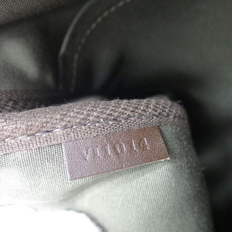 Pre Owned Louis Vuitton Khaki Monogram Mini Lin Sac Maman Messenger Bag