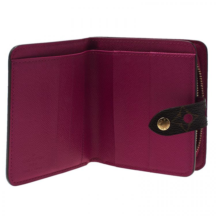 Louis Vuitton Purple Monogram Perforated Limited Edition Compact Wallet  Louis Vuitton