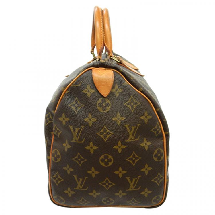 Pre Owned Louis Vuitton Monogram Canvas Speedy 35