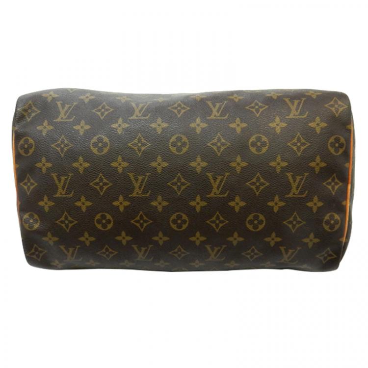 Pre Owned Louis Vuitton Monogram Canvas Speedy 35