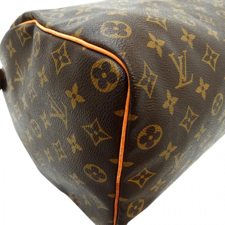 Pre Owned Louis Vuitton Monogram Canvas Speedy 35