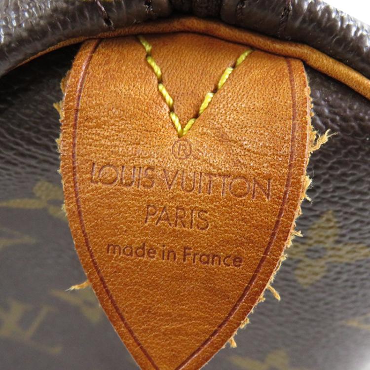 Pre Owned Louis Vuitton Monogram Canvas Speedy 35