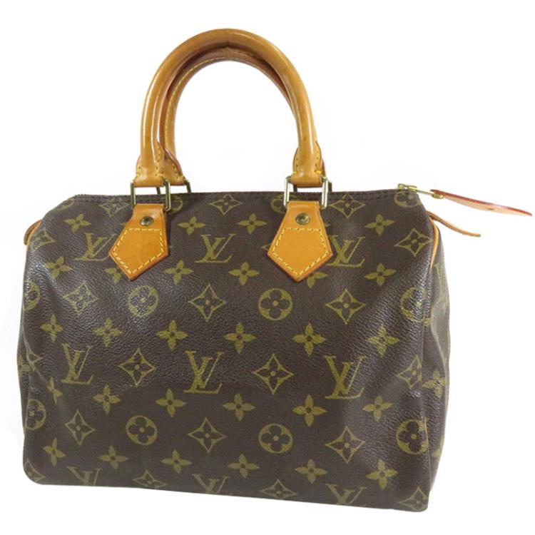 Pre Owned Louis Vuitton Monogram Canvas Speedy 25