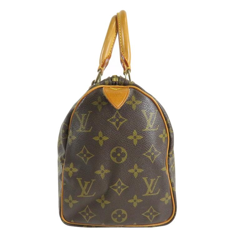 Pre Owned Louis Vuitton Monogram Canvas Speedy 25