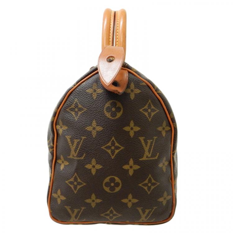 Pre Owned Louis Vuitton Monogram Canvas Speedy 25