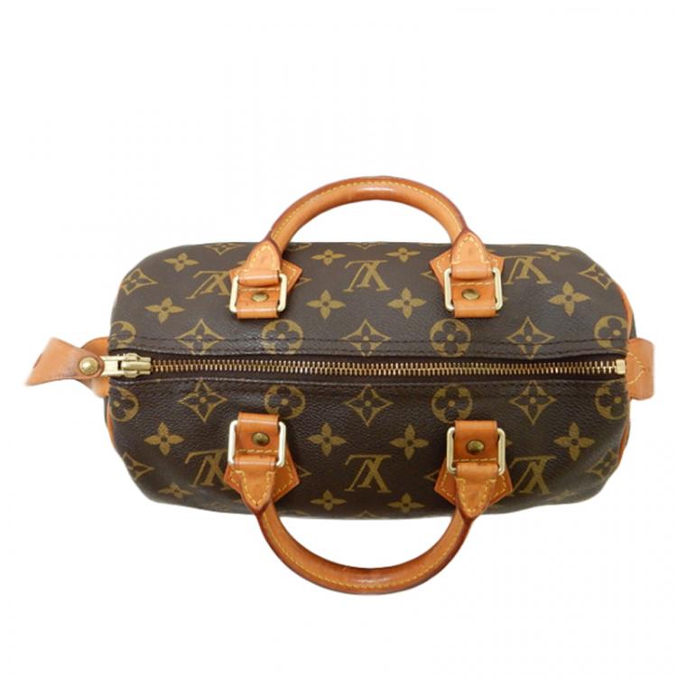 Pre Owned Louis Vuitton Monogram Canvas Speedy 25