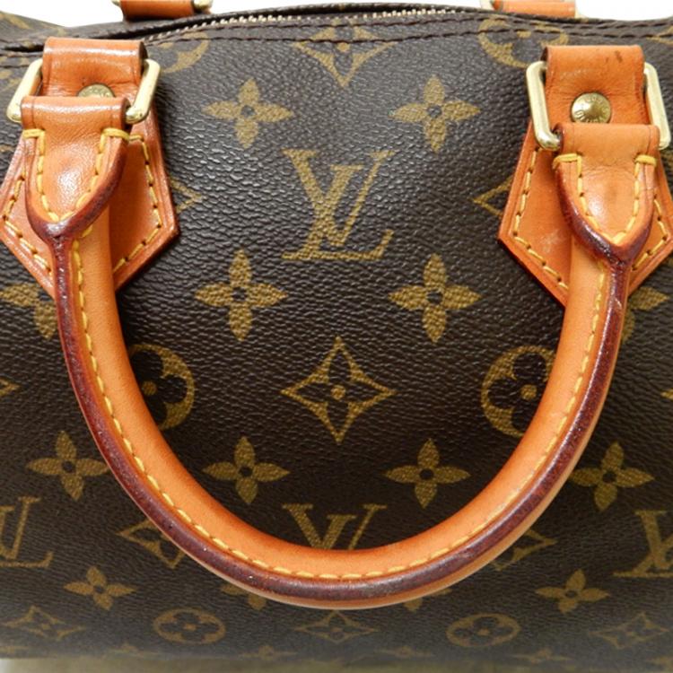 Pre Owned Louis Vuitton Monogram Canvas Speedy 25