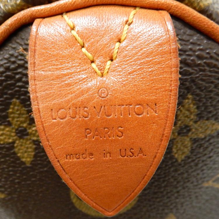 Pre Owned Louis Vuitton Monogram Canvas Speedy 25