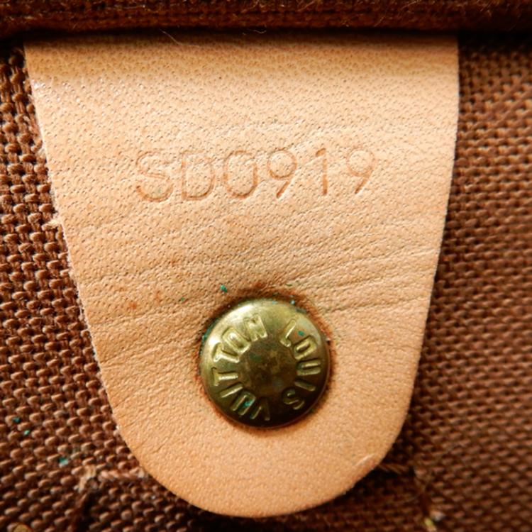 Pre Owned Louis Vuitton Monogram Canvas Speedy 25