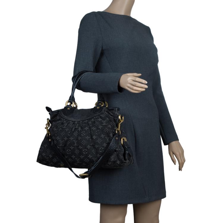 Louis Vuitton Monogram Denim Neo Cabby MM, Louis Vuitton Handbags