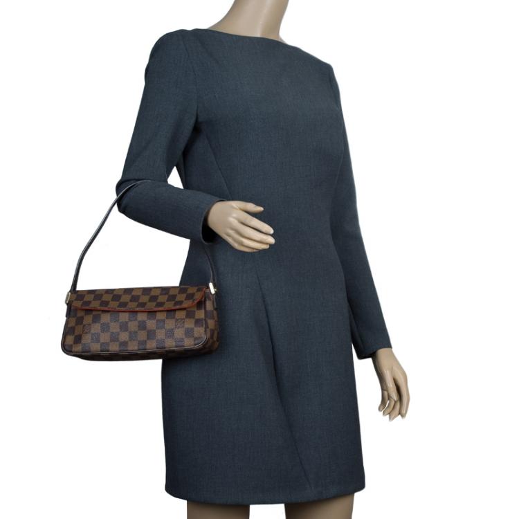 Louis Vuitton Damier Ebene Canvas Recoleta Shoulder Bag Louis