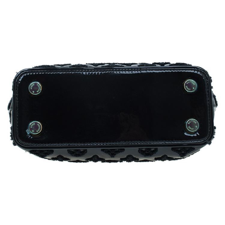 Pre Owned Louis Vuitton Black Monogram Fascination Lock Frame BB Bag