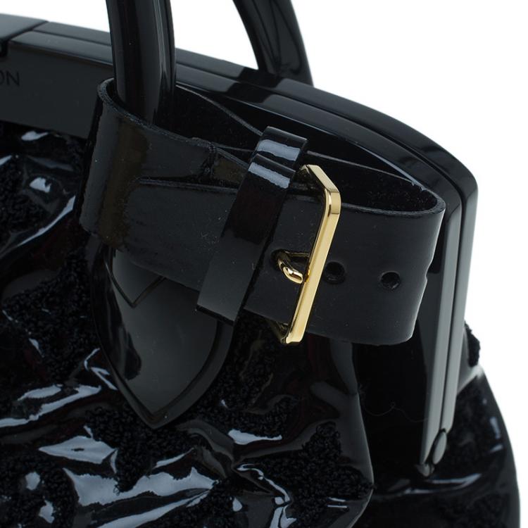 Pre Owned Louis Vuitton Black Monogram Fascination Lock Frame BB Bag