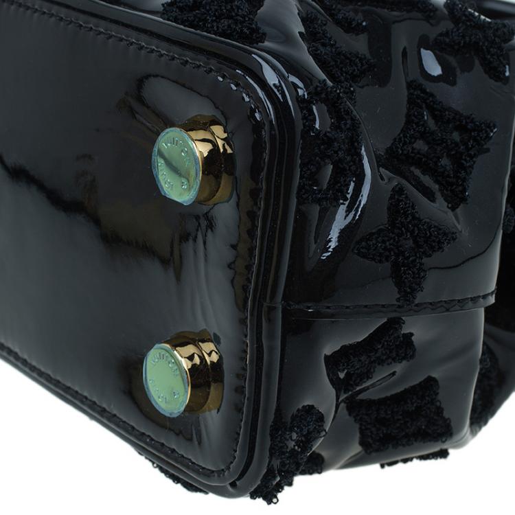 Pre Owned Louis Vuitton Black Monogram Fascination Lock Frame BB Bag