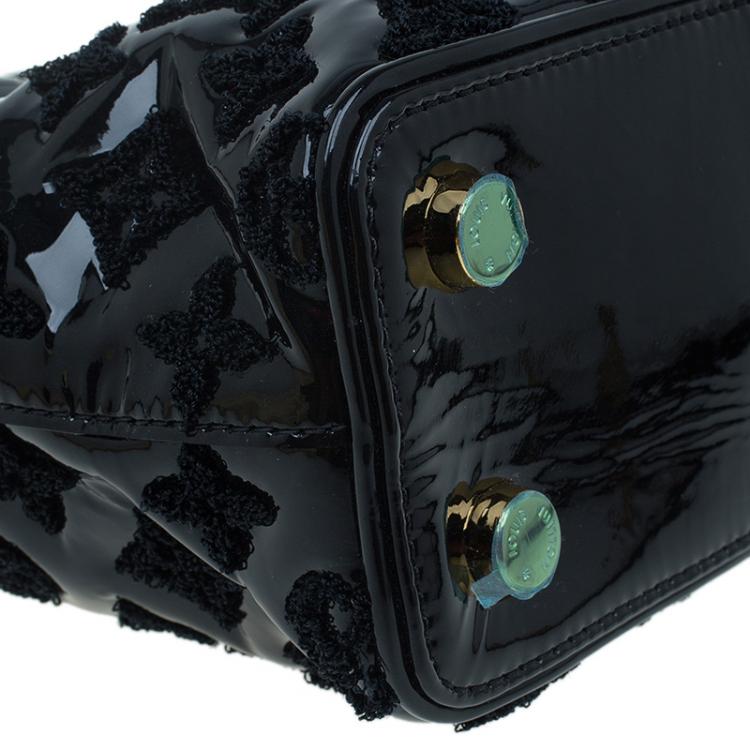Pre Owned Louis Vuitton Black Monogram Fascination Lock Frame BB Bag