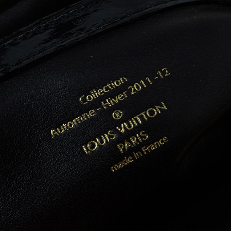 Pre Owned Louis Vuitton Black Monogram Fascination Lock Frame BB Bag