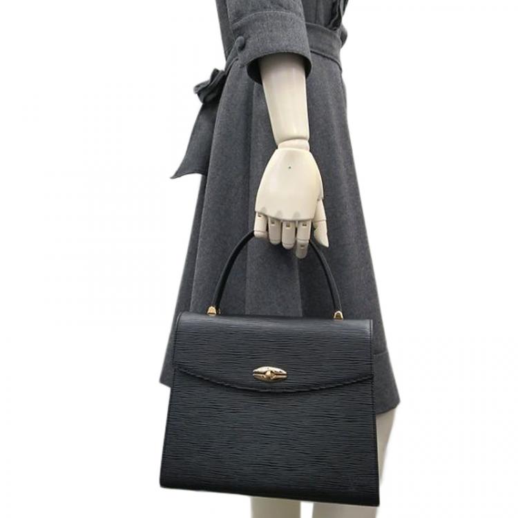 Authentic Louis Vuitton Epi Malesherbes Black Leather Handbag -  Canada