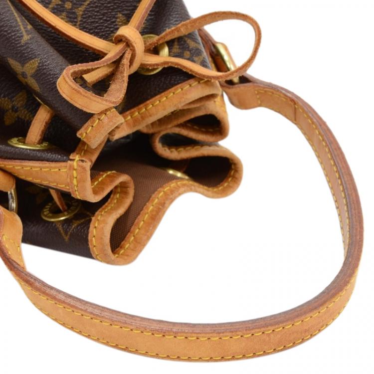 Pre Owned Louis Vuitton Monogram Canvas Mini Noe Bag