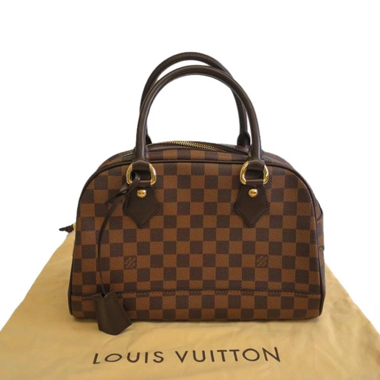 Pre Owned Louis Vuitton Damier Ebene Canvas Duomo Bowling Bag