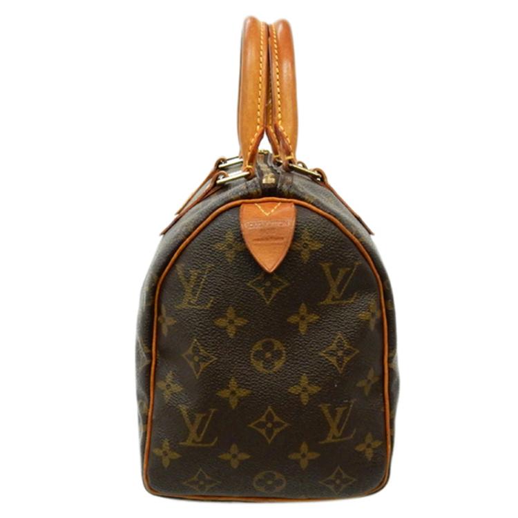 Pre Owned Louis Vuitton Monogram Canvas Speedy 25