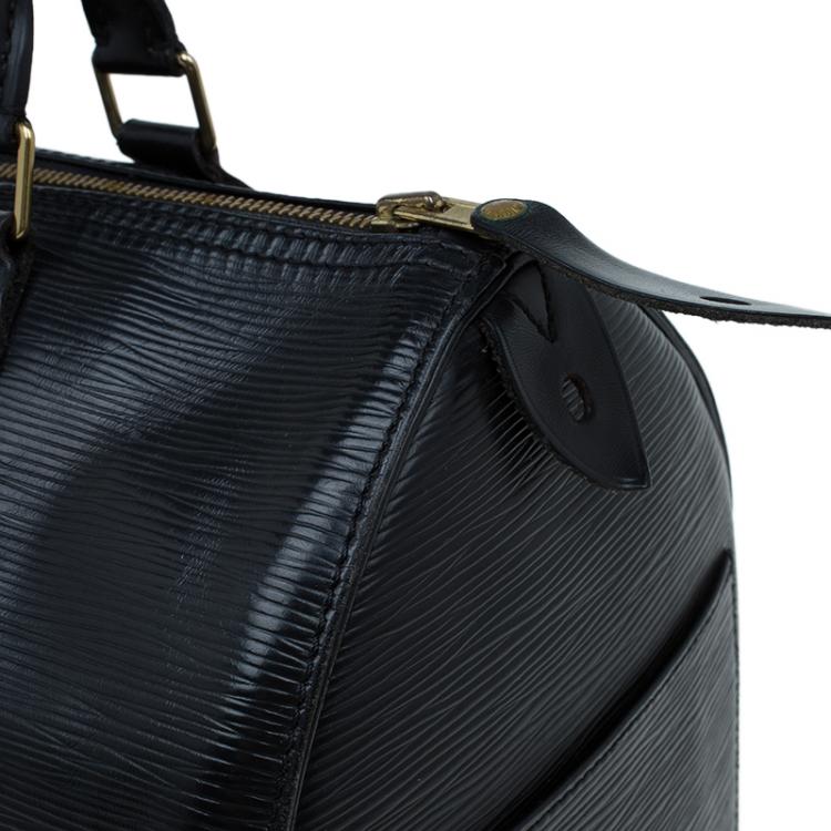 Pre Owned Louis Vuitton Black Epi Leather Speedy 30