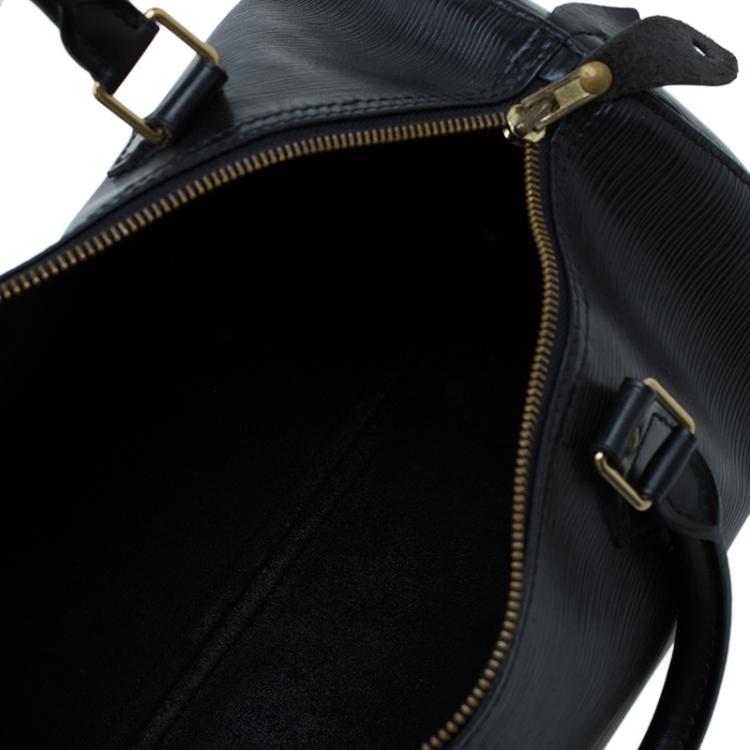 Pre Owned Louis Vuitton Black Epi Leather Speedy 30
