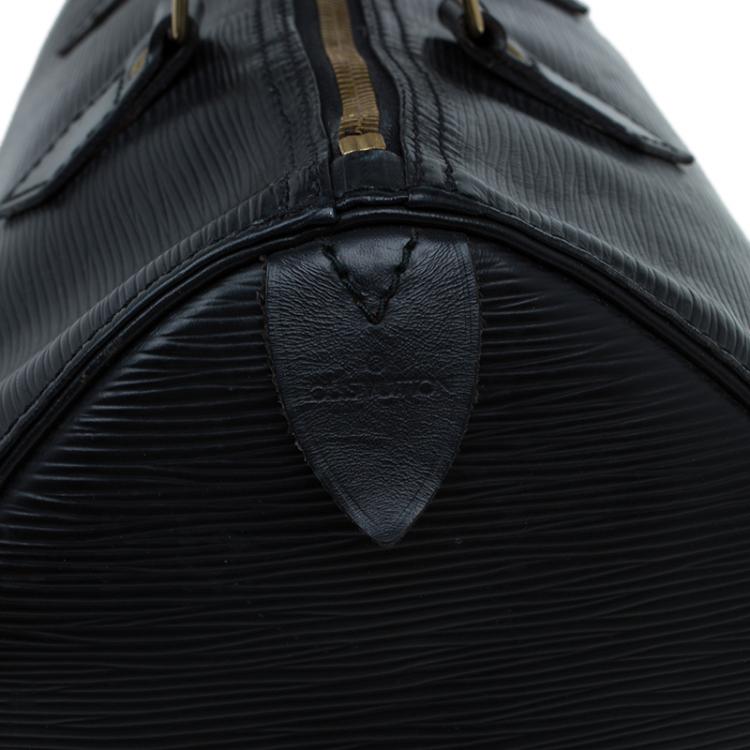 Pre Owned Louis Vuitton Black Epi Leather Speedy 30