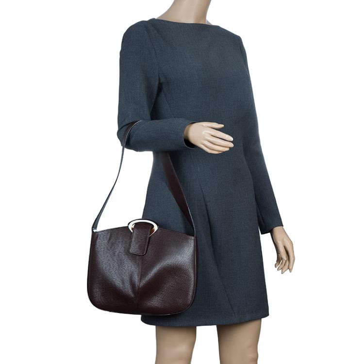 Black Louis Vuitton Epi Reverie Shoulder Bag