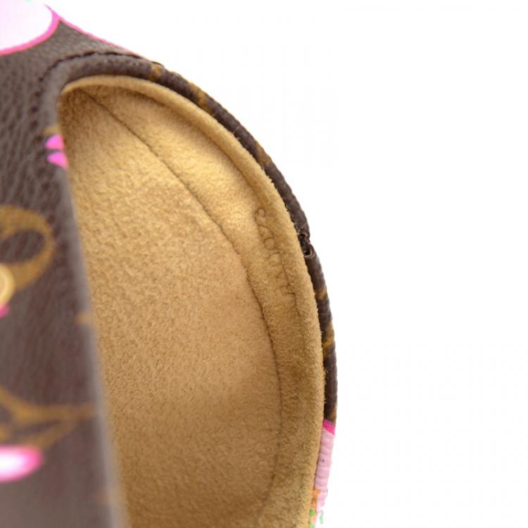 Pre Owned Louis Vuitton Monogram Canvas Cherry Blossom Papillon Bowling Bag