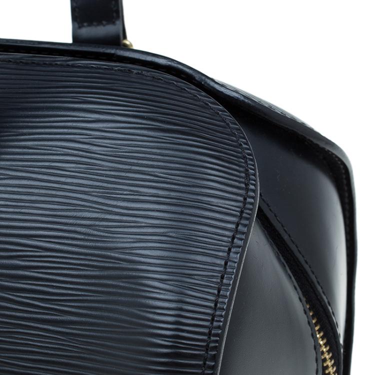 Pre Owned Louis Vuitton Black Epi Leather Soufflot Bag