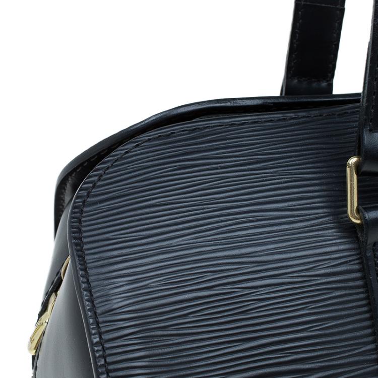 Pre Owned Louis Vuitton Black Epi Leather Soufflot Bag