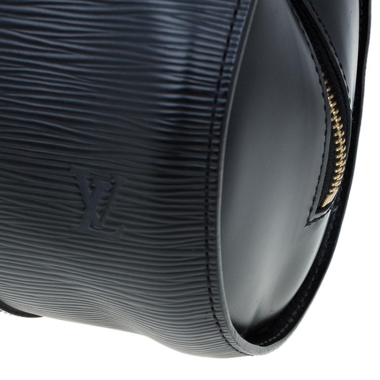 Pre Owned Louis Vuitton Black Epi Leather Soufflot Bag