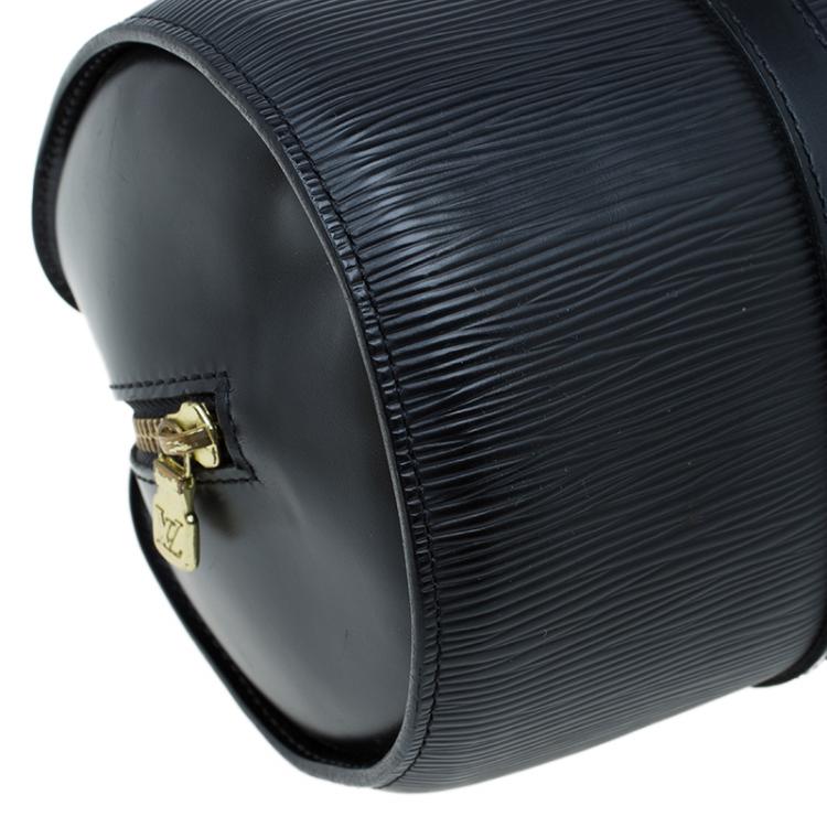 Pre Owned Louis Vuitton Black Epi Leather Soufflot Bag