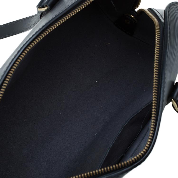Pre Owned Louis Vuitton Black Epi Leather Soufflot Bag