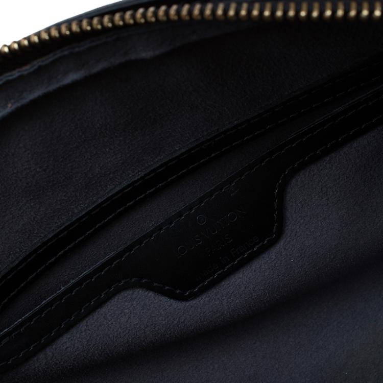 Pre Owned Louis Vuitton Black Epi Leather Soufflot Bag