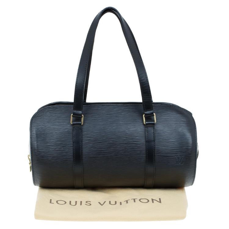 Pre Owned Louis Vuitton Black Epi Leather Soufflot Bag