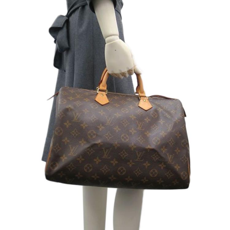 Pre Owned Louis Vuitton Mongram Canvas Speedy 35