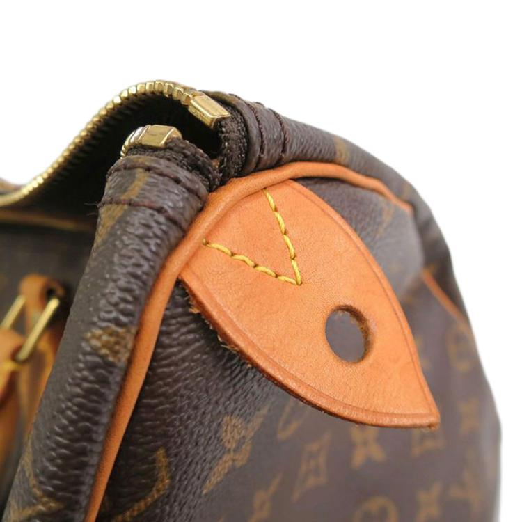 Pre Owned Louis Vuitton Mongram Canvas Speedy 35