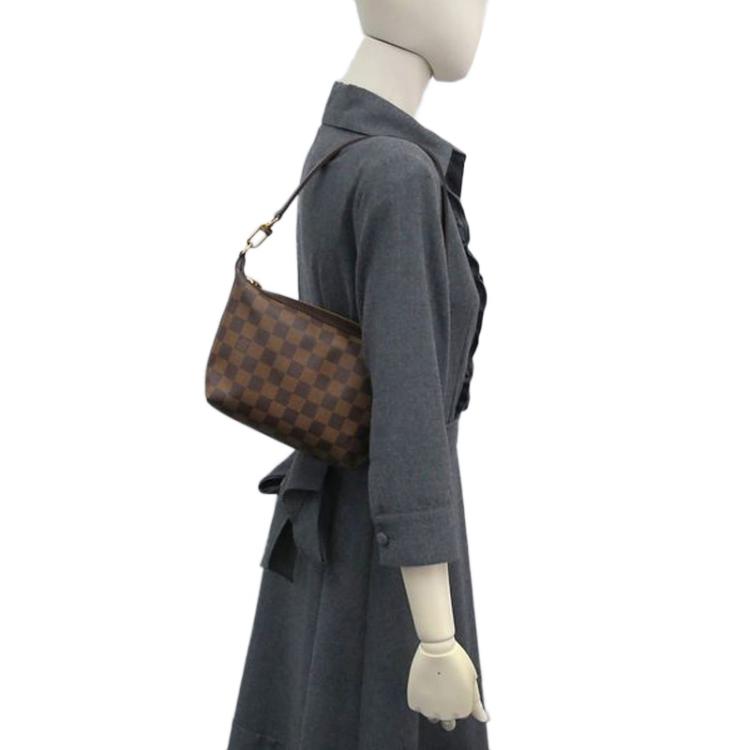 Louis Vuitton Ilovo Pm Shawl Handbag Shoulder Bag Damier Brown